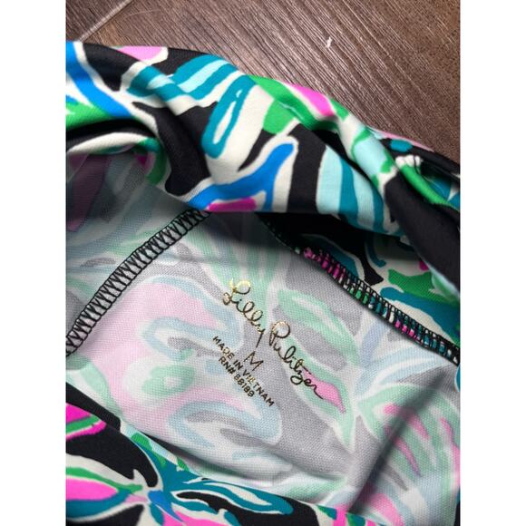 Lilly Pulitzer Lilshield UPF 50 Chillylilly Lets Go Wild Medium Dress W/ Pockets - Picture 8 of 11